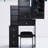 Black Dressing Table For Tiny Spaces With Cushioned Stool, Large Sliding Mirror, Multi-Layer Storage Vanity Seat & Compact Spaces, American Style, , , Ul Approved-1578739318
