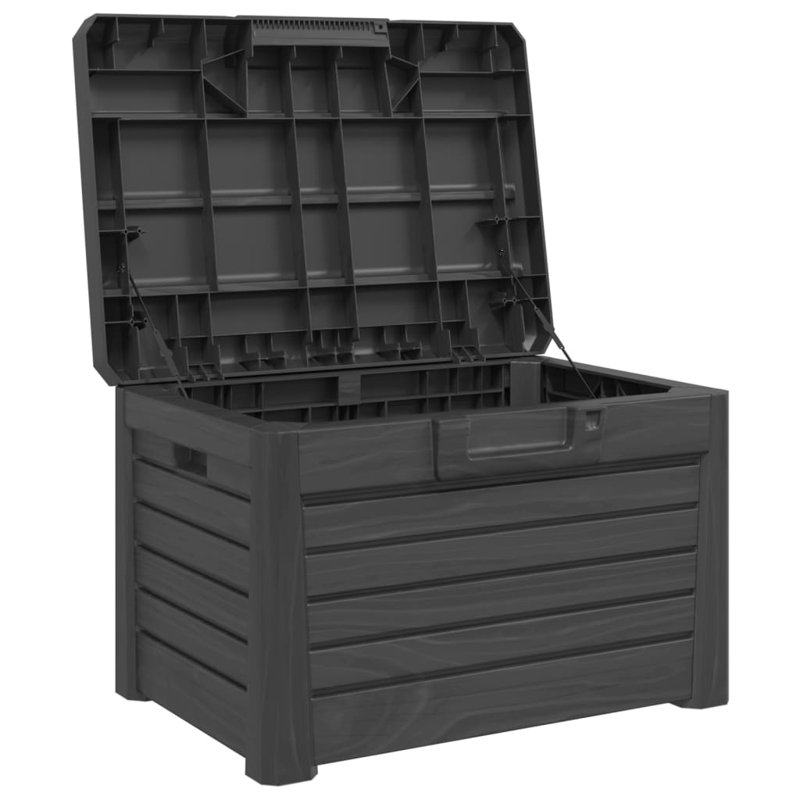 Lark Manor 73cm W 120L Polypropylene Lockable Deck Box in Anthracite