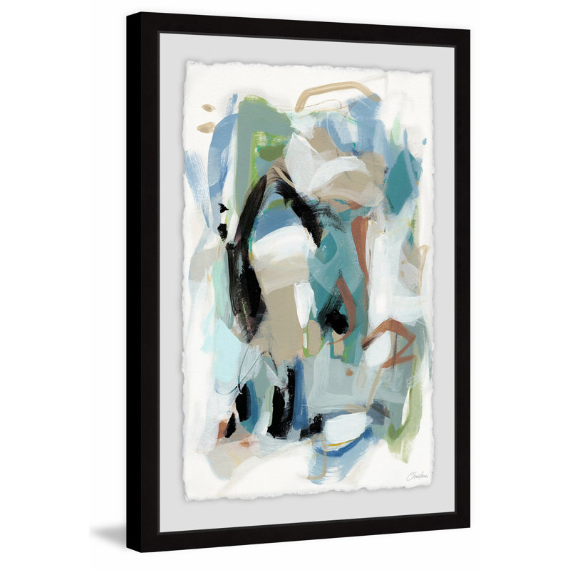 Fall III - Single Picture Frame Painting, 46cm H x 30cm W x 3.81cm D