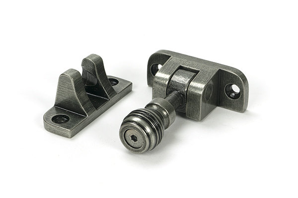 Prestbury Brighton Fastener (Radiused), Pewter Patina