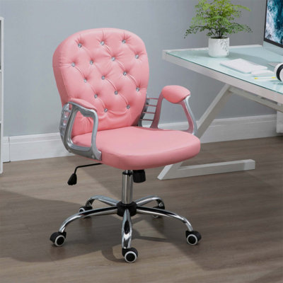 Chaise de bureau Noriko, chaise d'ordinateur pivotante à 360°