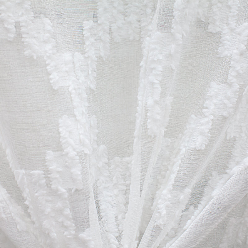 Patterned Sheer | Scarlet Fabric_SCARLET