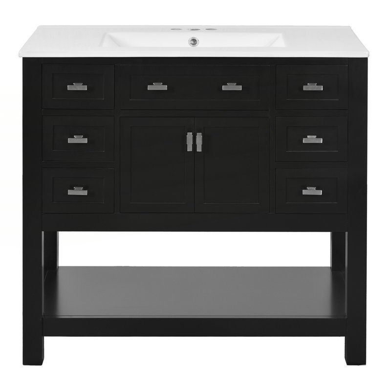 Meuble-lavabo 36 po avec lavabo supérieur
