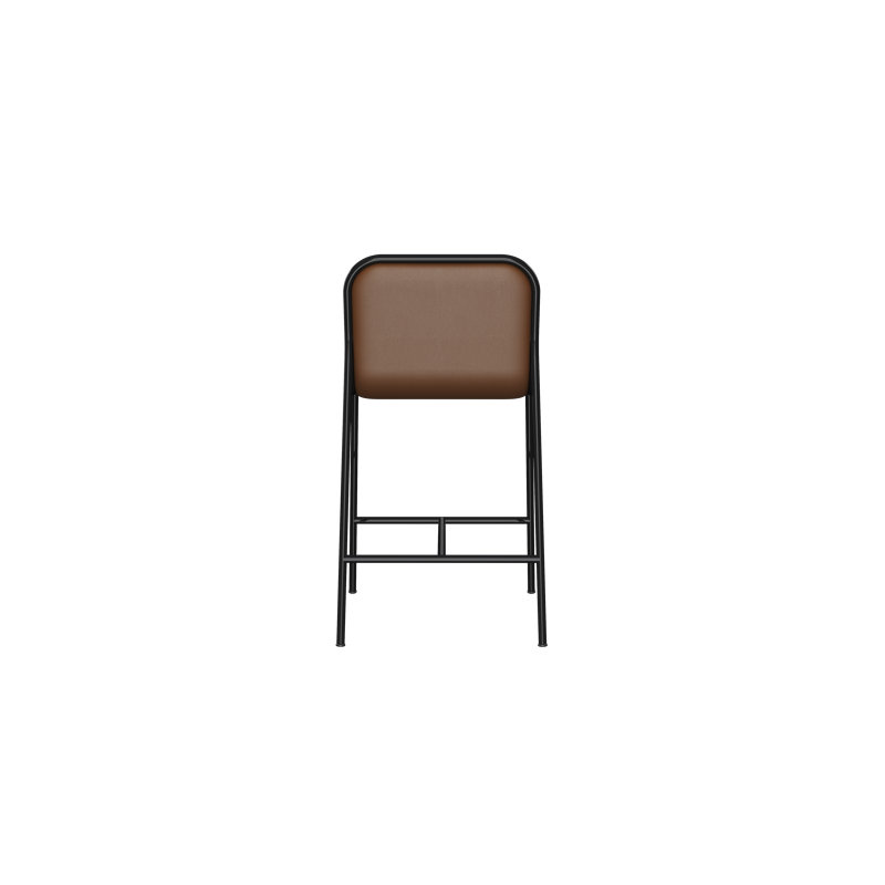Upholstered Counter Stool with Metal Frame, Counter Stool (26.7" Seat Height)