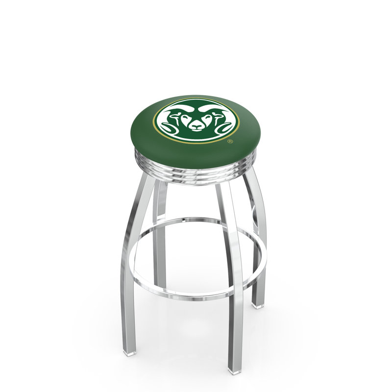 Tabouret de bar Logo Series, Tabouret de comptoir (siège d'une hauteur de 25 p, Noir soudé uni