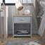 Zack Farmhouse 1 Drawer Bedside Cabinet