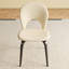 Chaises modernes en cuir synthétique avec pieds en métal - pour un confort accru