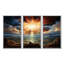 «Sunset Explosion Over The Hills - Landscape Mountains», ensemble d'art-108316397-108316398