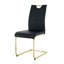 Ensemble de chaises de salle à manger en polyuréthane de style moderne