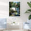 «Swans Refuge In Tropical Lake I», reproduction d'art sur toile-97171803-97171804