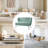 Euclid 47" Velvet 2-Seat Armless Loveseat-905681834