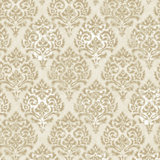 Lustre Metallic 3D Embossed Modern Damask Wallpaper Roll