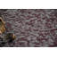 Tapis décoratif Elemental - imprimé géométrique vieilli bourgogne-695088645