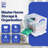 Brayden Studio® 84L Storage Container w/Snap Lid & Clip Lock Handle, Clear