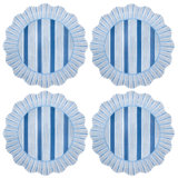 Cabana Stripe Melamine Dinner Plates