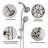 Complete Shower System with Rough in-Valve-100331292