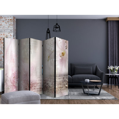 Asdur 225 cm W x 172 cm H 5 - Panel Folding Room Divider