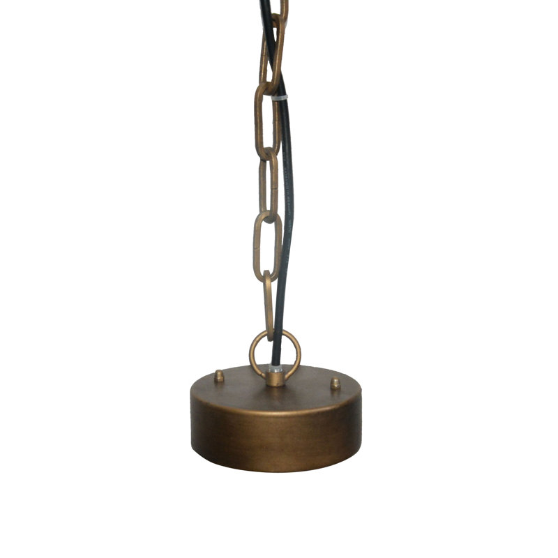2-Tier Draped Wood Bead Chandelier, Blue