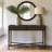 Fluted 2-Drawer Storage Console Table