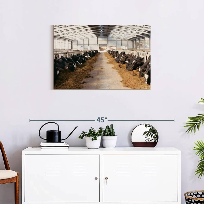 Barn Cows, 20" H x 30" W