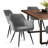 Bhagirath 31.5'' W 6-Person Rectangular Dining Set-1813835161-1837856884