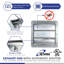 Ventilateur à obturateur iLIVING ILG8SF10VC 10 "avec thermostat et humidité télécommandés intelligents sans fil, ventilateur de grenier mural à vitesse variable, ventilation poulailler, 820 pi³ / min, zone de couverture 1200 pi2