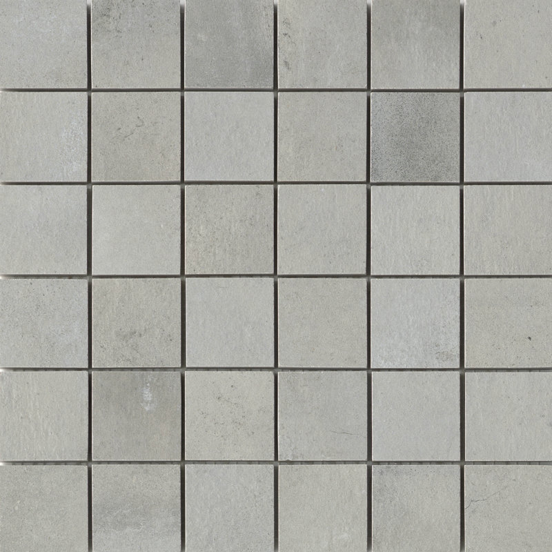 Borigni Black 12 in. x 12 in. Matte Porcelain Floor and Wall Tile (5.68 sq. ft./Case), Gray