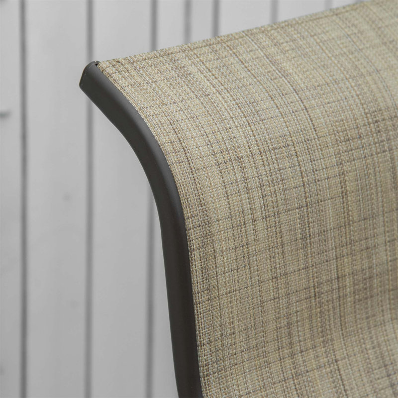 Fauteuil oscillant Outsunny, Beige