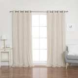 Granados Solid Room Darkening Thermal Grommet Curtain Panels