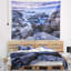 Tapisserie seascape rocky en mer au matin-28486970