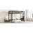 Twin  XL Size Metal Loft Bed, Loft Bed With Easy Climbing Ladder And Guardrails , Black