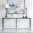 Roseberry 63.4'' Glass Top Console Table