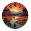 Horloge murale en bois massif Susila-601688070