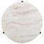 Table basse ronde en simili marbre Tandi