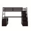 Lit mezzanine avec 7 tiroirs, 2 tablettes et un bureau-908904766-908904753