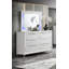 Commode, finition blanc perle