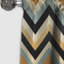 Motif à chevrons chic et moderne beige et noir - Rideau à chevrons - Rideau occultant - 1 panneaux-107555375