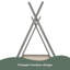 Lit plateforme simple avec structure triangulaire-117176507