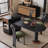 French Simple Design Black Dining Table