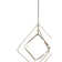Lamorna 1 - Light Silver LED Unique/Statement Pendant