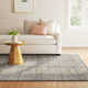Harris Blue/Brown Hand Micro Hooked Wool Rug