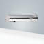 Robinet de salle de bain mural chromé sans contact pour usage hygiénique