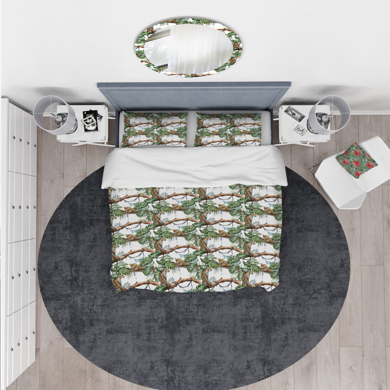 Ensemble de housse de couette designart, Housse de couette très grand + 2 taies décoratives