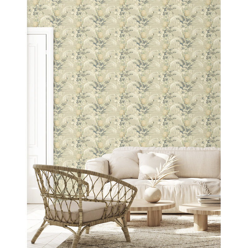 Tommy Bahama Beach Bounty Peel And Stick Wallpaper Roll, Coconut
