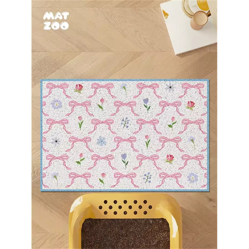 Tapis filtrant pour litière pour chat, H 0,3 po x l 35,43 po x P 23,62 po