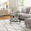 Bupe Glass Top Single Coffee Table-1559920865-1559920870