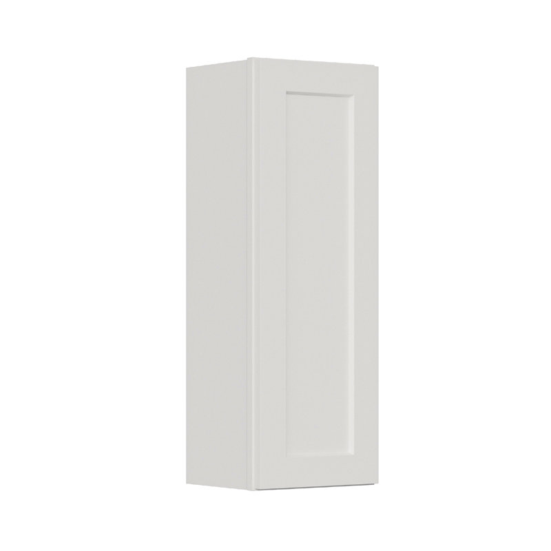  Armoires de buanderie à fixation murale avec portes et tablettes, armoire à pharmacie en bois massif RTA, armoire de rangement blanche Shaker de l 15 po x H 42 po x H 12 po, peu encombrante pour la cuisine, la salle de bain et le garage