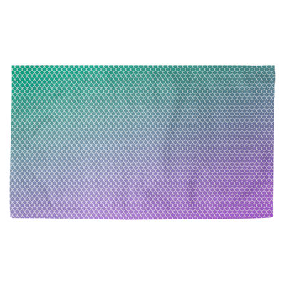 Tapis de zone vert/mauve sirène balances Avicia