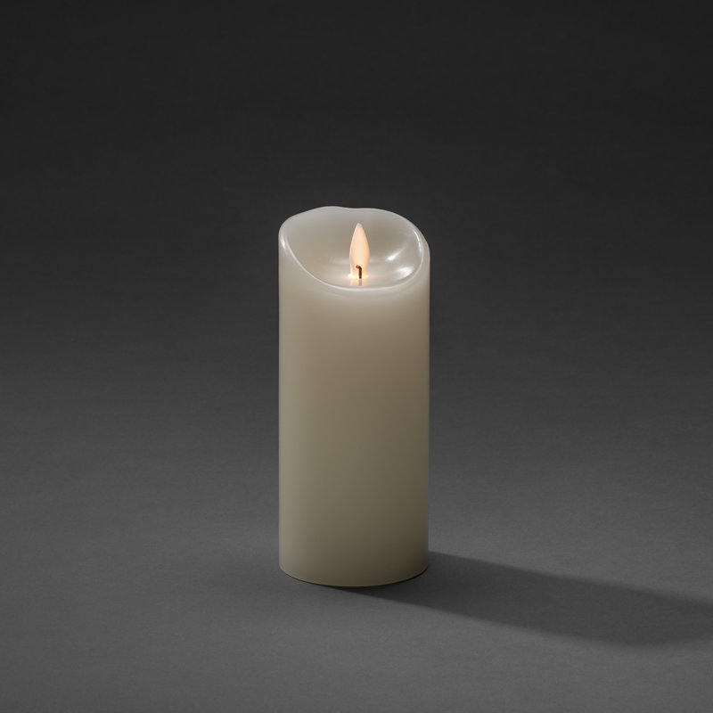 Unscented Flameless Battery Candle, 17.8cm H x 7.5cm W x 7.5cm D, 1