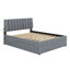 Lit plateforme tapissier avec lit gigogne-189290227